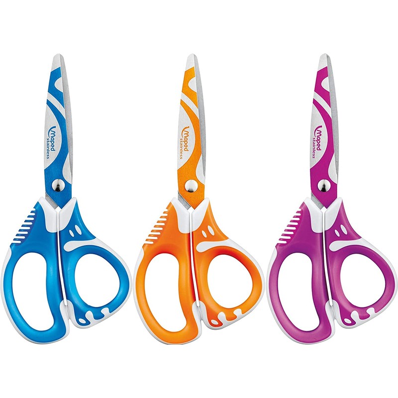 Maped Zenoa Fit Scissors 13cm 5 inch (Assorted Colours)