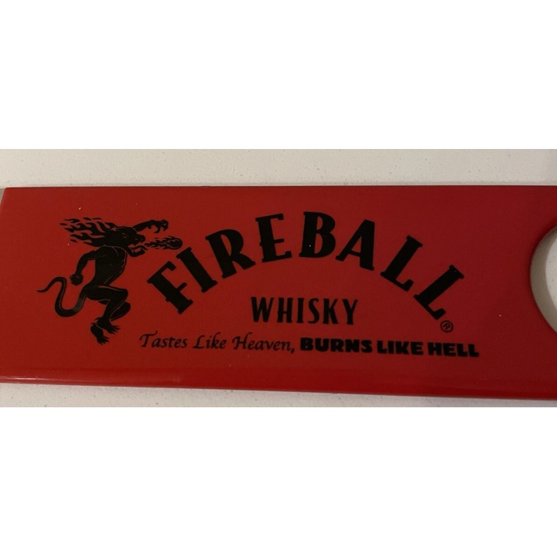 Fireball Cinnamon Whisky Red 7” Bottle Opener Speed Wrench Style