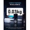 Wireless HDMI Transmitter and Receiver Kit Portable,Plug and Play 165FT