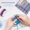 KAISELINNA Knitting Needle Wrap Knitting Needle Roll Up Case Knitting