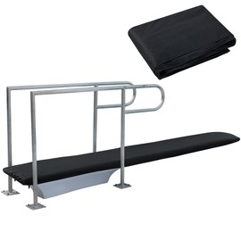 Adnee 10 Ft Pool Diving Board Cover,600D Oxford Weatherproof Diving Board Cover,UV Resistance Diving Board Protective Cover for Summer Winter Outdoor Climatic Dust Prevention