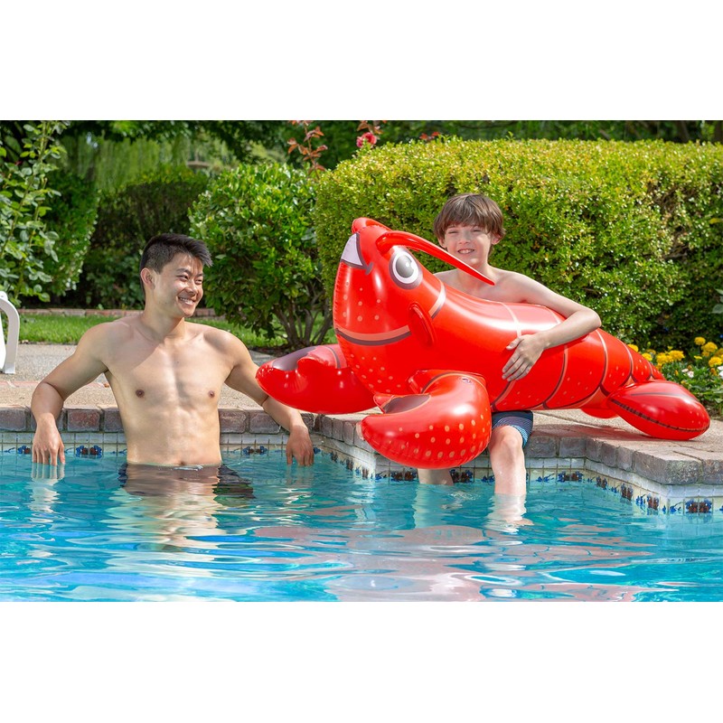 Poolmaster Swimming Pool Float Lobster Rider Red