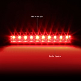 Smoked Housing LED 3rd Third Tail Brake Light Lamp Replacement for Jeep Grand Cherokee WK2 Dodge Durango 11-17