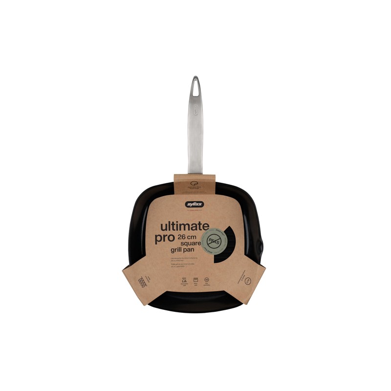 Zyliss Ultimate Pro 26cm Square Grill Pan PFAS free
