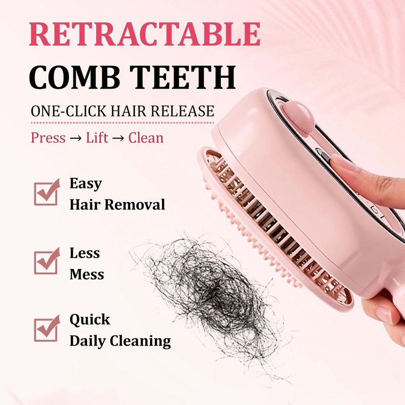 Electric Spray Air Cushion Massage Comb, Anti-Static & Frizz Brush