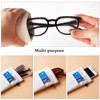KFPH Double Eyeglasses Pouch Large Squeeze Top Microfiber Soft Glasses
