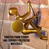 Climbing Man Wall Art 676685026835 Gold