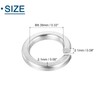 sourcing map M8 Split Lock Washer, 100Pcs 304 Stainless Steel