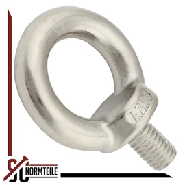 Ring Bolts (Cast and Polished) – M12 – Pack of 4 – Similar to DIN 580 – Made of Stainless Steel A2 V2A – Eye Bolts – Ring Bolts – SC580 | SC-Normteile®