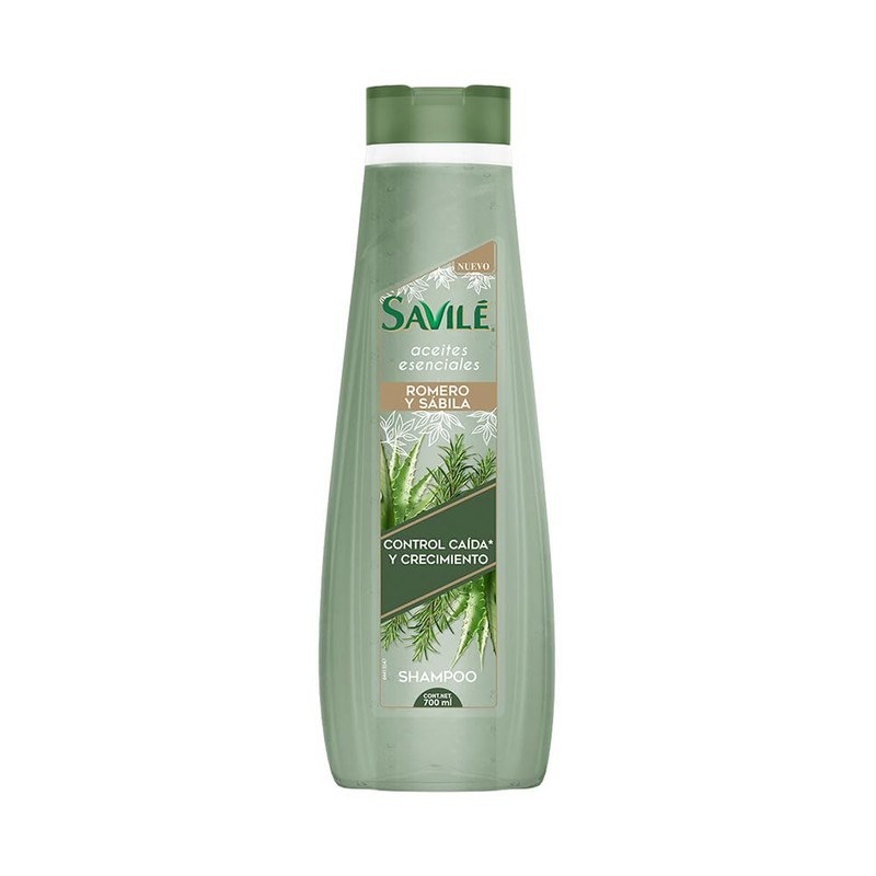 Savilé Shampoo Aceites Escenciales Romero y Sábila 700 ml