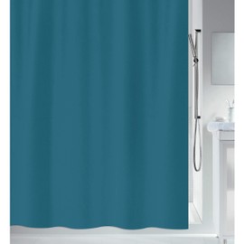 Spirella Primo Collection, Textile Shower Curtain, 180 x 200, 100% Polyester, Blue
