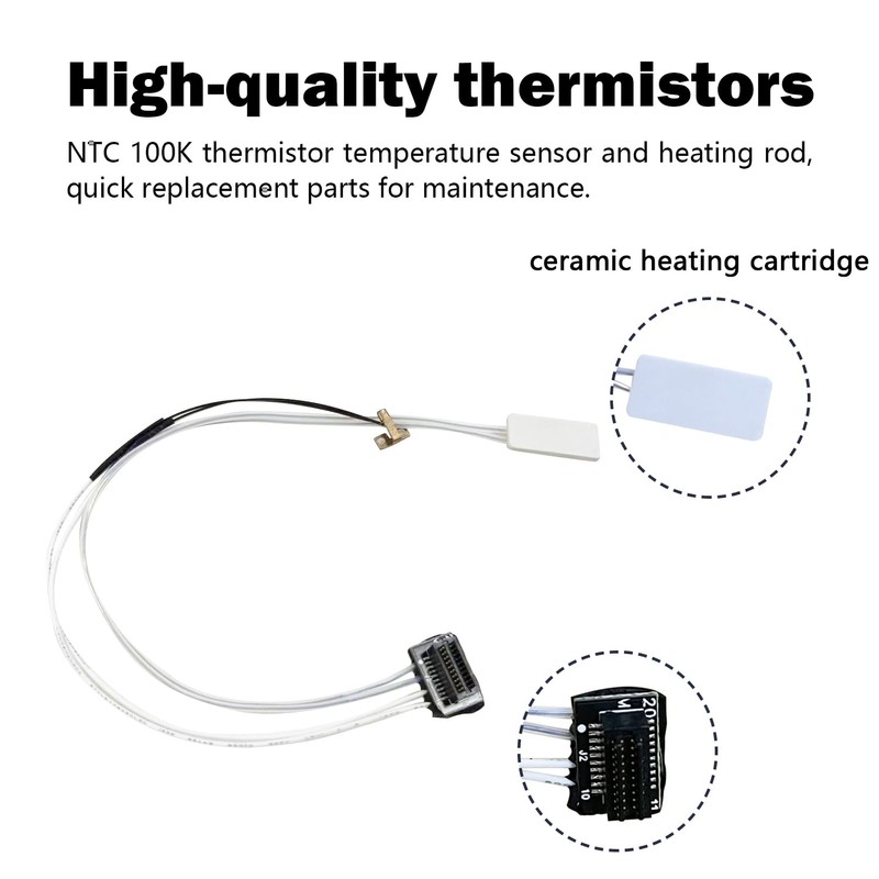 HzdaDeve Heating Assembly Kit for A1 Mini/A1 Hot End Heating
