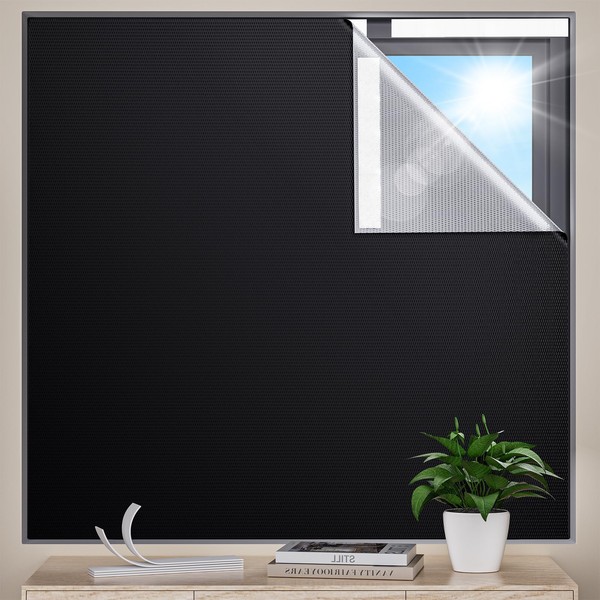 TRYAST Portable Blackout Curtains for Bedroom 36" x 32", 100%