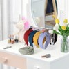 Jindizi Acrylic Headband Holder Organizer,Clear Hair Band Ear Display Stand