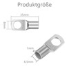 20 Pcs Cable Lug Terminals Connectors M8, SC25-8 Uninsulated Copper