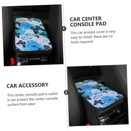 ABOOFAN Vehicle Armrest Box Cover Non Slip Car Console Pad Protector for Various Vehicles Durable and Unique Design Fit for Armrest Cushion Protection