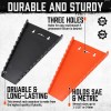 Magnetic Wrench Organizer Holder 2pc SAE(1/4" - 1/16") & Metric(6mm-24m