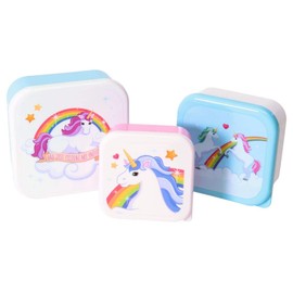 Unicorn Lunch Boxes Set of 3 – Unicorn Lunch Box