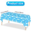 Cloud Party Table Decoration, Children's Blue Cloud Theme Tablecloth,Suitable for