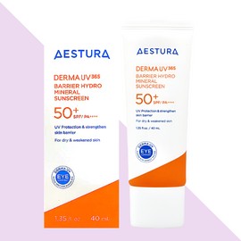 estra Aestura Sun Cream Inorganic Self-driving Derma UV365 40ml (SPF50) / 에스트라 선크림 무기자차 더마UV365 40ml(SPF50)X1박스