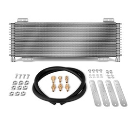 SINTLY LPD47391 Low Pressure Drop 40k Transmission Oil Cooler Kit Compatible with Heavy Duty 40,000 GVW Max with Mounting Hardware