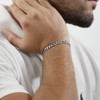 trendor Men's Bracelet Silver 925 Curb Width 7.8 mm Silver