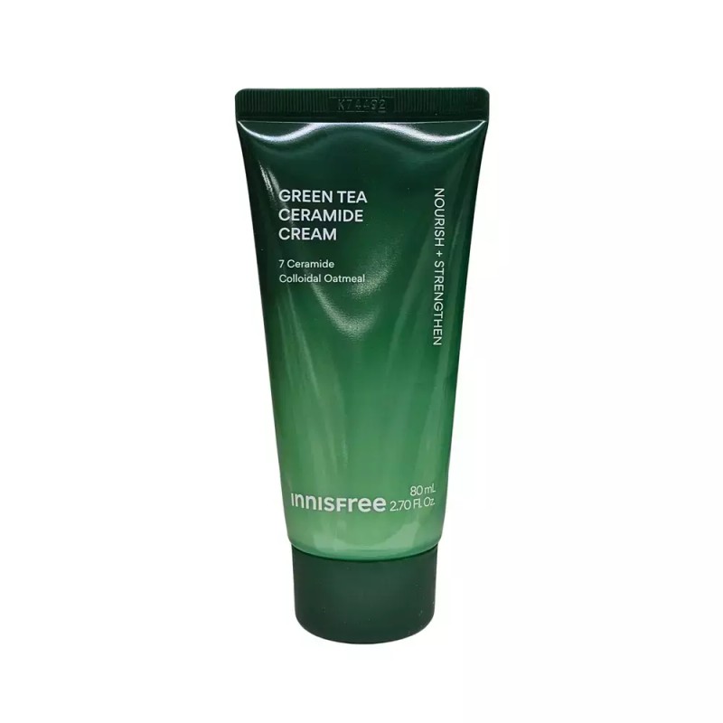 Innisfree 이니스프리 그린티 세라마이드 크림80ml(튜브타입 대용량) Innisfree Green Tea Ceramide