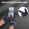 Heavy Duty Work Gloves, Impact Protection Mechanic Gloves, Synthetic Leather