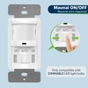 TOPGREENER in Wall PIR Motion Sensor Light Switch, Single Pole