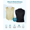 S.H. Churchill & Co. Boys 4 Piece Formal Paisley Vest