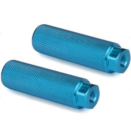 SMALL STAR Bike Pegs 2Pcs Aluminum Alloy Anti-Skid Lead Foot Bicycle Pegs 3/8 inch Axles