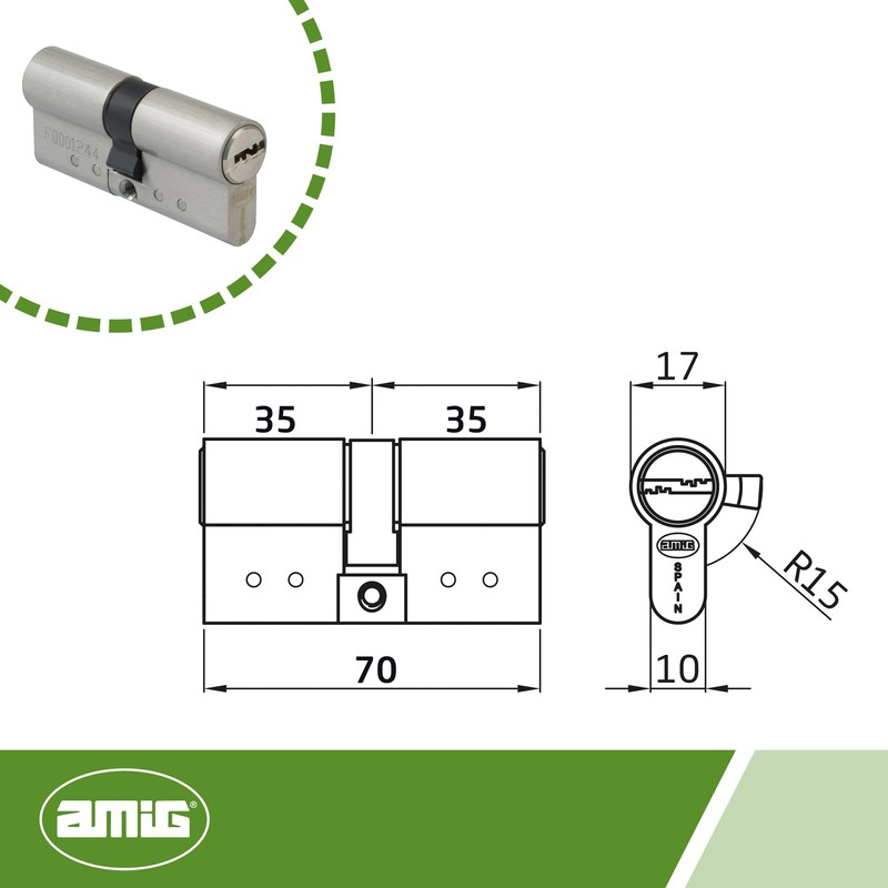 AMIG 21545 Cylinder High Security