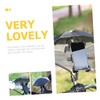 CAXUSD 4 Pcs Compact Phone Umbrellas Decorative Small Umbrellas for