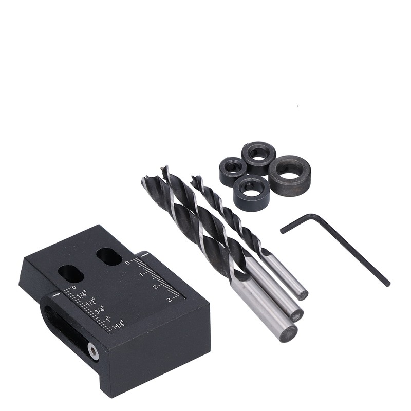 39Pcs Pocket Hole Jig 15 Degree Woodworking Guide Oblique Drill