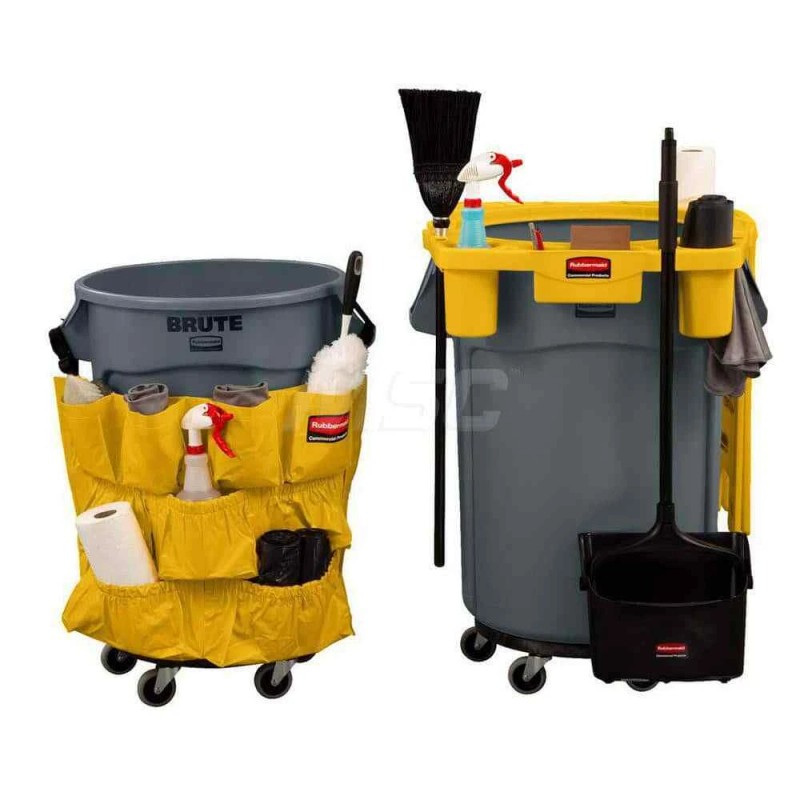 Rubbermaid High-Density Polyethylene Quiet Trash Can Dolly