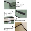 EURXLQ Grey Foldable Storage Box with Lid, Linen Fabric Foldable