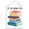 It's OK to Be Yourself Sign - Motivational Wooden Plaque,