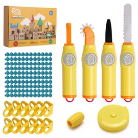 138 PCS Cardboard Cutter Tools for Kids,Reusable Cardboard Construction Cutting Tool Kit for Family and Classroom DIY & Creativity Projects,STEM Educational Toy Birthday Gift for Boys Girls Age 6+