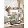 Kitchen Counter Dish Drying Rack Over The Sink 3 Tier
