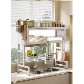 Kitchen Counter Dish Drying Rack Over The Sink 3 Tier 105cm