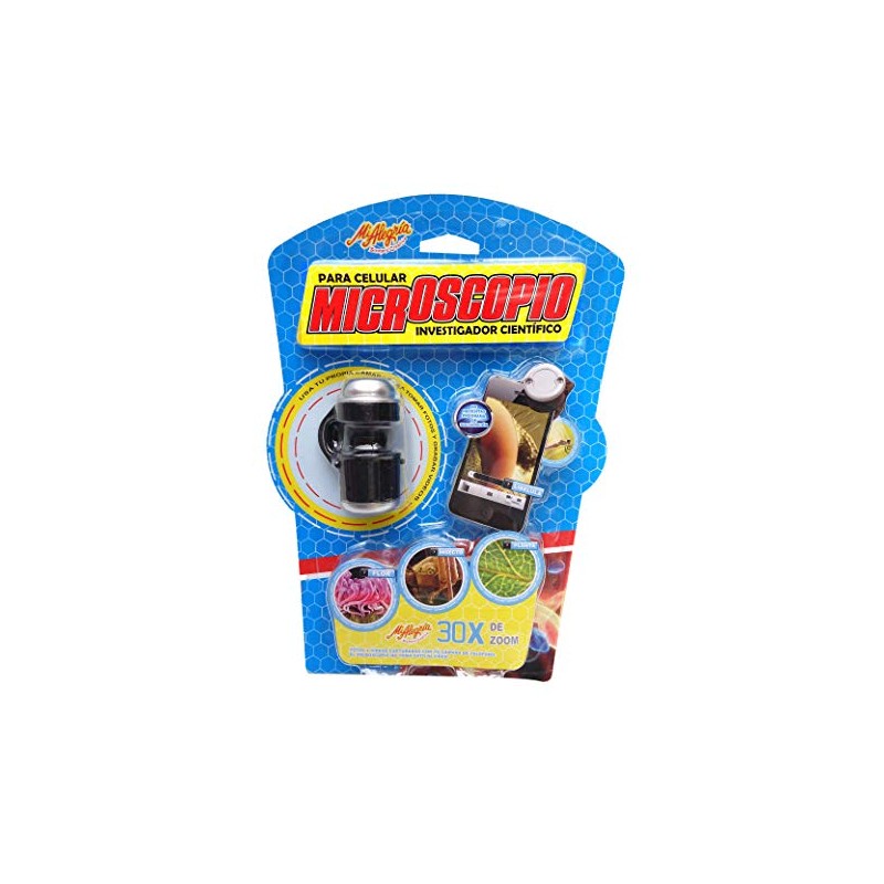 MiAlegria Microscopio Movil Juguete Cientifico, Color Negro con Plata
