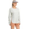 icyzone Women's Open Back Long Sleeve Crewneck Backless Athletic Tops