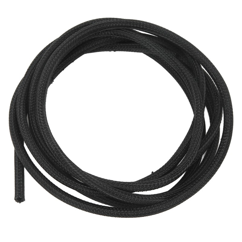 5mm/0.2in Black Cord Protector Self Wrapping Wire Loom High Temperature
