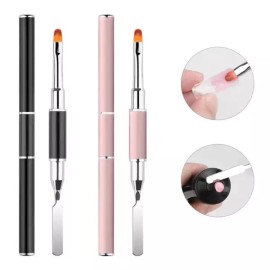 젤 브러쉬 및 피커 아크릴 네일 익스텐션 뒤집개 도구 2 in 1 디자인 Gel Brush and Picker Acrylic Nail Extension Flipper Tool 2 in 1 Design