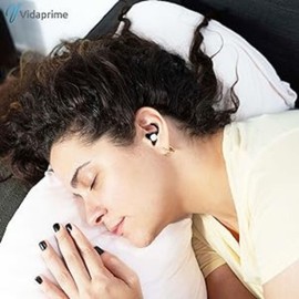 Vidaprime Ear Plugs for Sleeping - Noise Reducing, Comfortable Ear Plugs for Rest and Deep Sleep - Pack of 2 Earplugs for Sleeping and Snoring with Noise Cancellation.