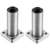 sourcing map Linear Ball Bearings LMK10UU with Extra Long Square
