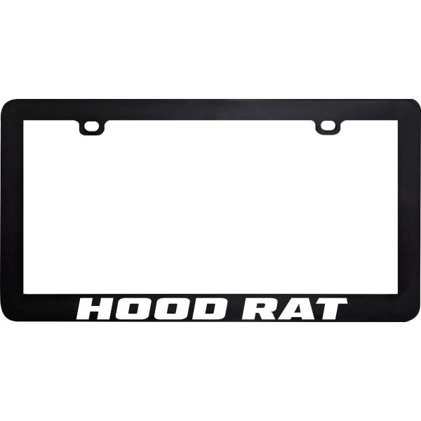 Unbranded HOOD RAT FUNNY HUMOR LICENSE PLATE FRAME HOLDER