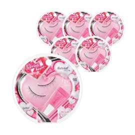 Spring Heart Eyelash #01 1SH1351 x 6pcs