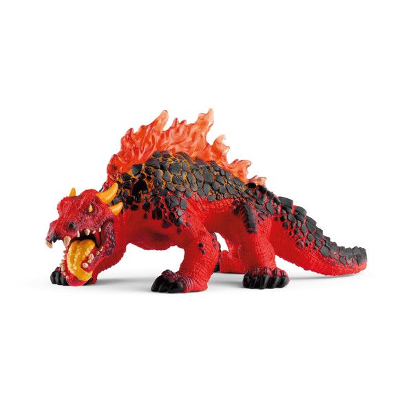 schleich Eldrador 70156 Magma Lizard - Realistic Mythical Fantasy Monster Action Figure Toy - Highly Detailed Ferocious Lava Monster Lizard Beast - Monster Toys Gift for Boys and Girls, Kids Ages 7+