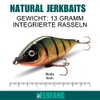 ELBFANG Jerkbait Yellow Perch 60 mm / 13 g
